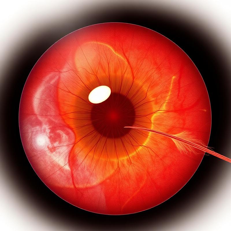Pucker maculare con grinze sulla membrana epiretinica e distorsione della macula